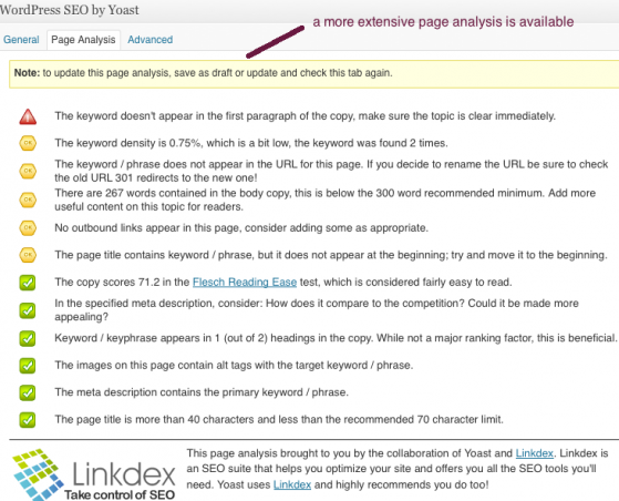 SEO Page Analysis